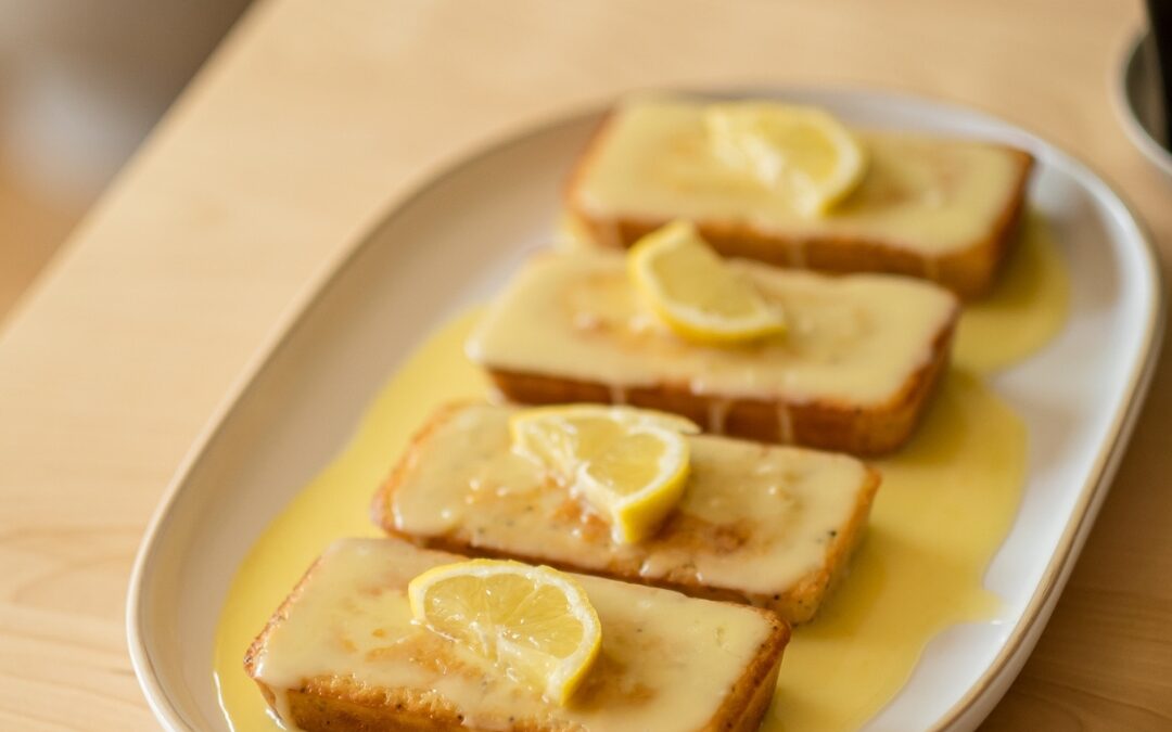 Mini gâteau au citron & graines de pavot