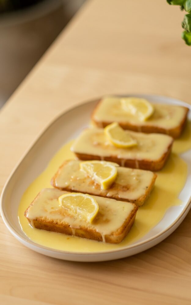 Mini gâteau au citron & graines de pavot