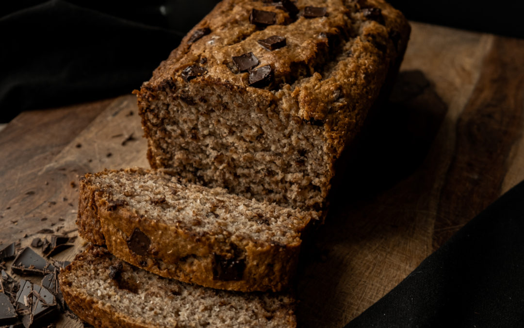 Pain aux bananes, érable & chocolat
