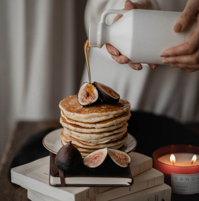 Pancakes au lait de beurre