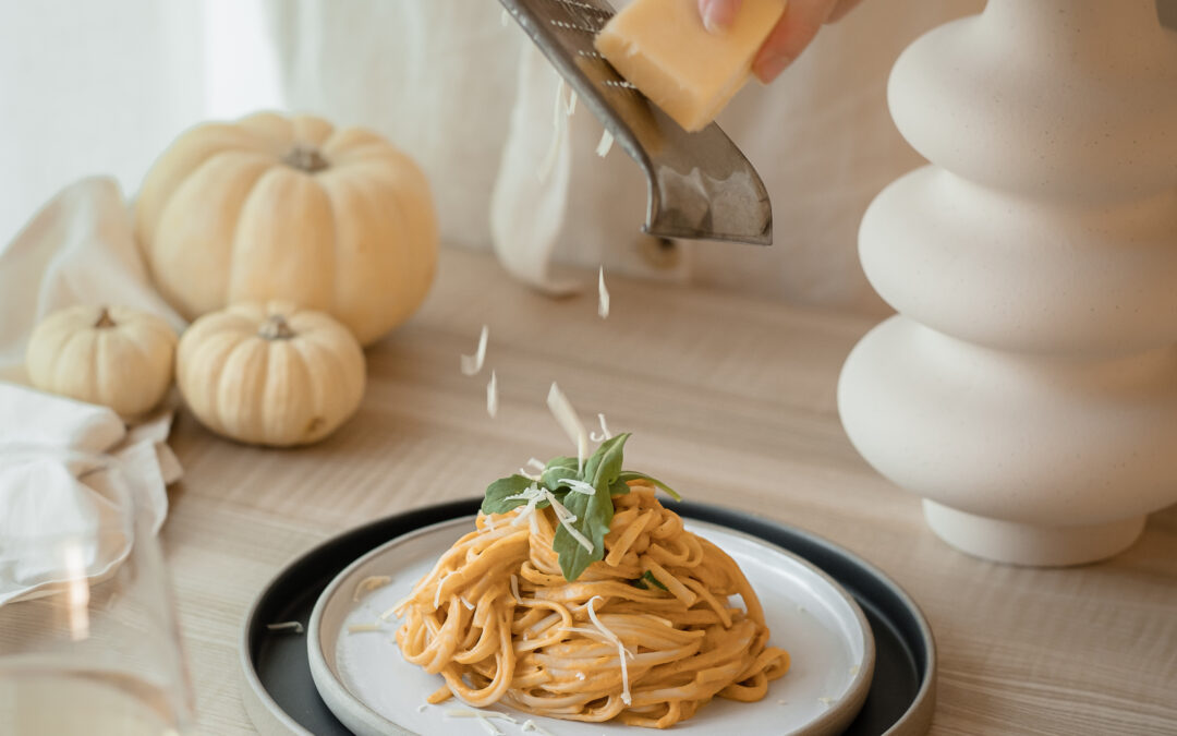 Sauce crémeuse à la courge & tomate