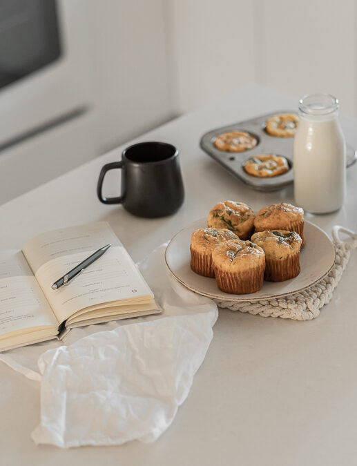 Quiches Muffins aux épinards & cheddar fort