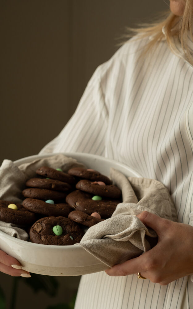 Biscuits chocolatés aux minis eggs