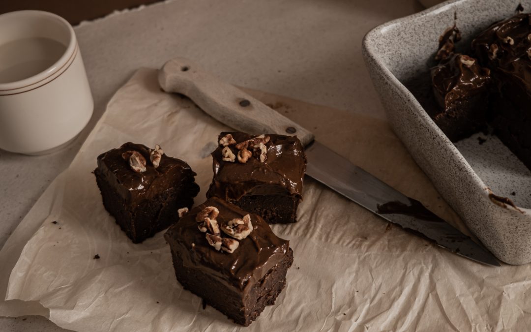 Brownie aux haricots & crémage à l’avocat