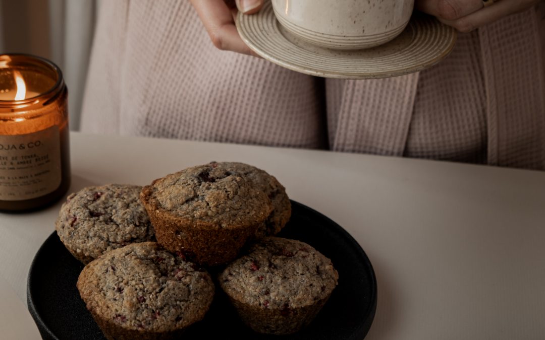 Muffins au son & framboises
