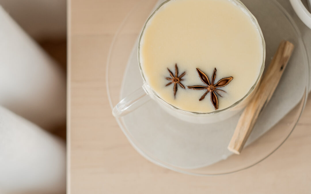 Chocolat chaud blanc aux épices