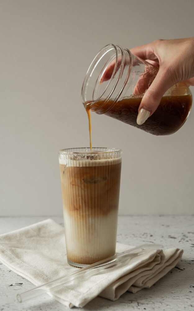 Latte glacé à la citrouille