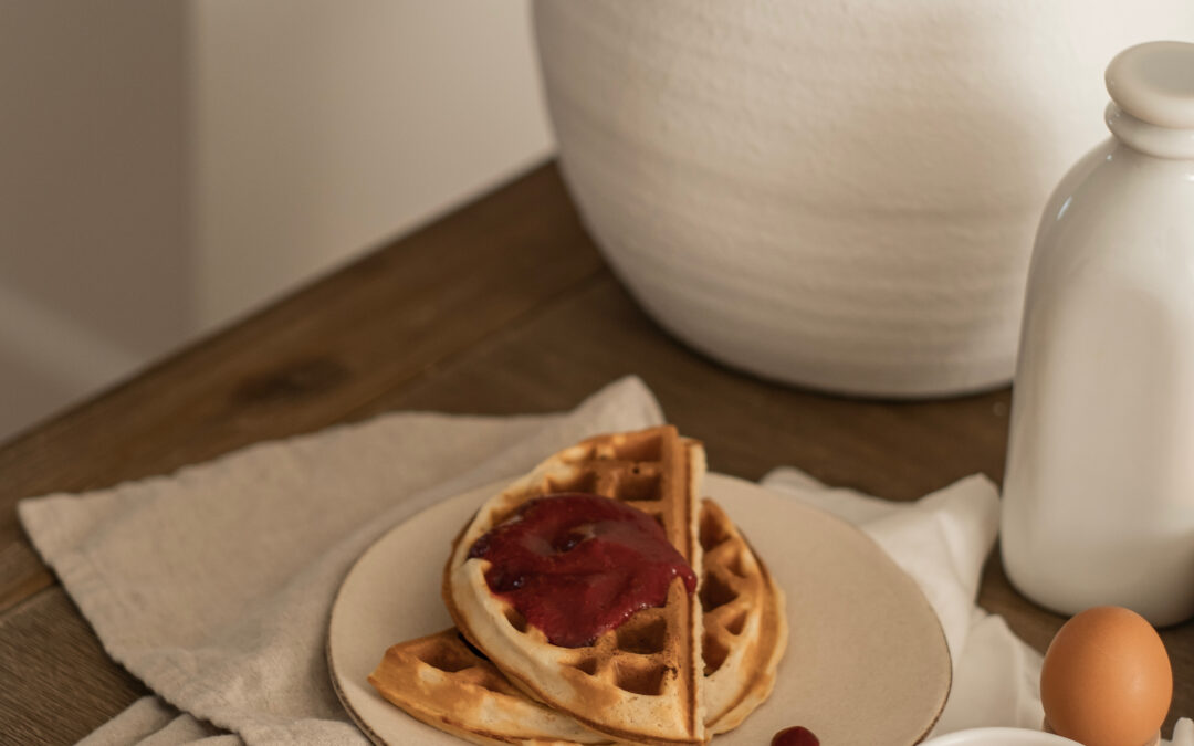 Gaufre au lait de beurre